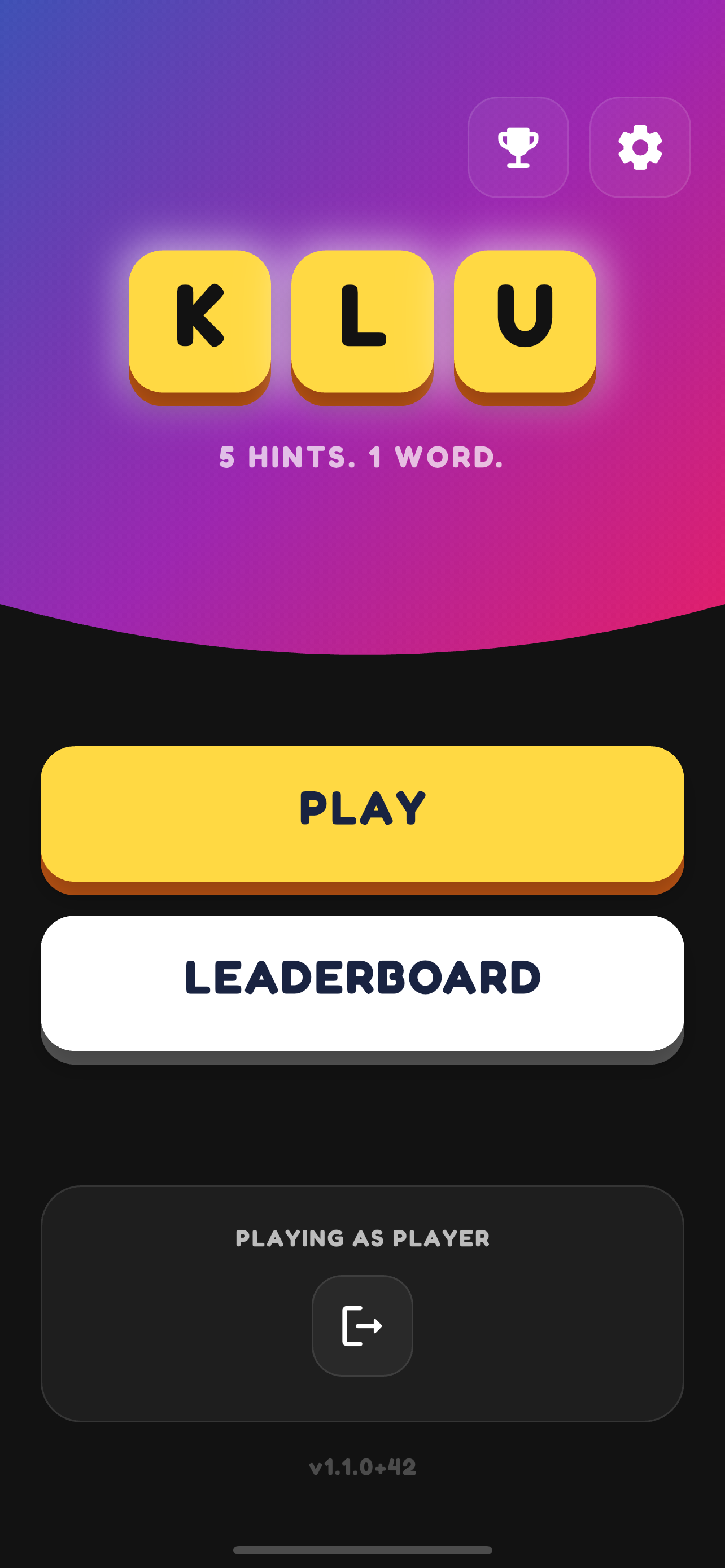 KLU App Screenshot